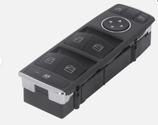 Interrupteur de rétroviseur de vitre côté conducteur gauche pour Tesla Model S Model X 2012-2021 1003589-00-B Noir