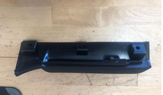 Carénage de roue gauche pour Tesla Model X 2015-2021 en plastique noir