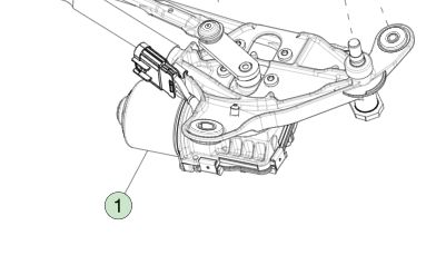 Module d'essuie-glace Tesla Model 3 LHD 2017-2023 OEM 1076725-CN-G