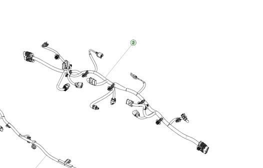 Tesla Model 3 2020 assemblage de harnais FEM 1567961-00-A noir