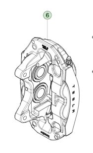 Étririer de frein avant gauche Tesla Model 3 8008202-00-A 2017-2023