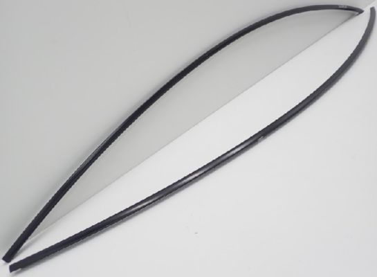 Garniture extérieure en caoutchouc noir pour Tesla Model 3 2017+ 212x26x5mm