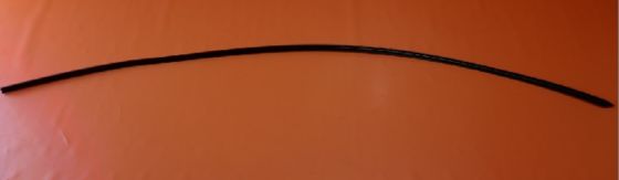 Garniture extérieure en caoutchouc noir pour Tesla Model 3 2017+ 212x26x5mm