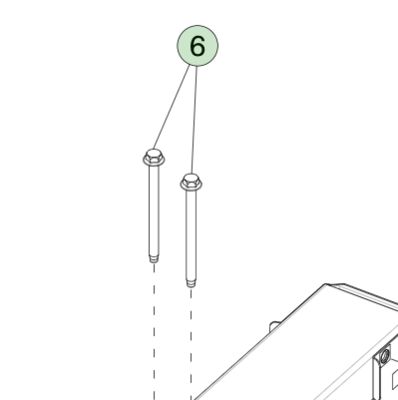 Boulon HF en acier M10x130 pour Tesla Model 3/Y 2017-2023 1446114-00-B