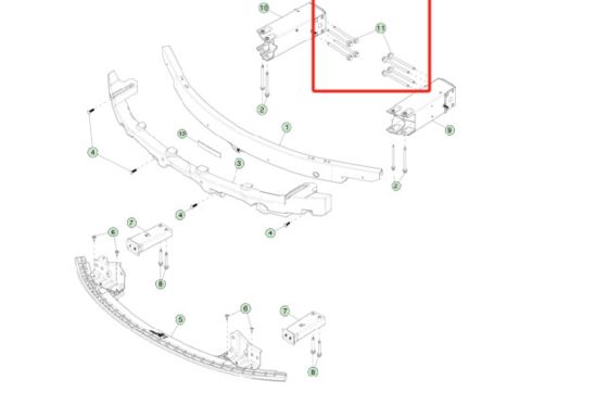 Boulon M10-1.5X157 HF pour Tesla Model 3/Y - 1120775-00-A