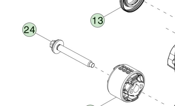 Boulon M12-1.75X99 HF pour Tesla Model 3/Y 2017+ | 1461643-00-A