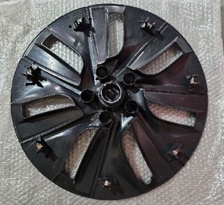 Enjoliveur Carbon Black 19 pouces à 7 clips pour Tesla Model Y 2023 - Cache-roue à ajustement précis