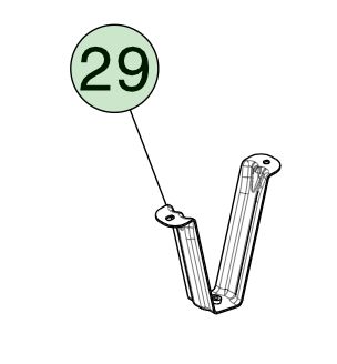 Ensemble de support de coffre gauche haute durabilité pour Tesla Model X (2015-2021) Pièce d'origine OEM 1049739-00-G